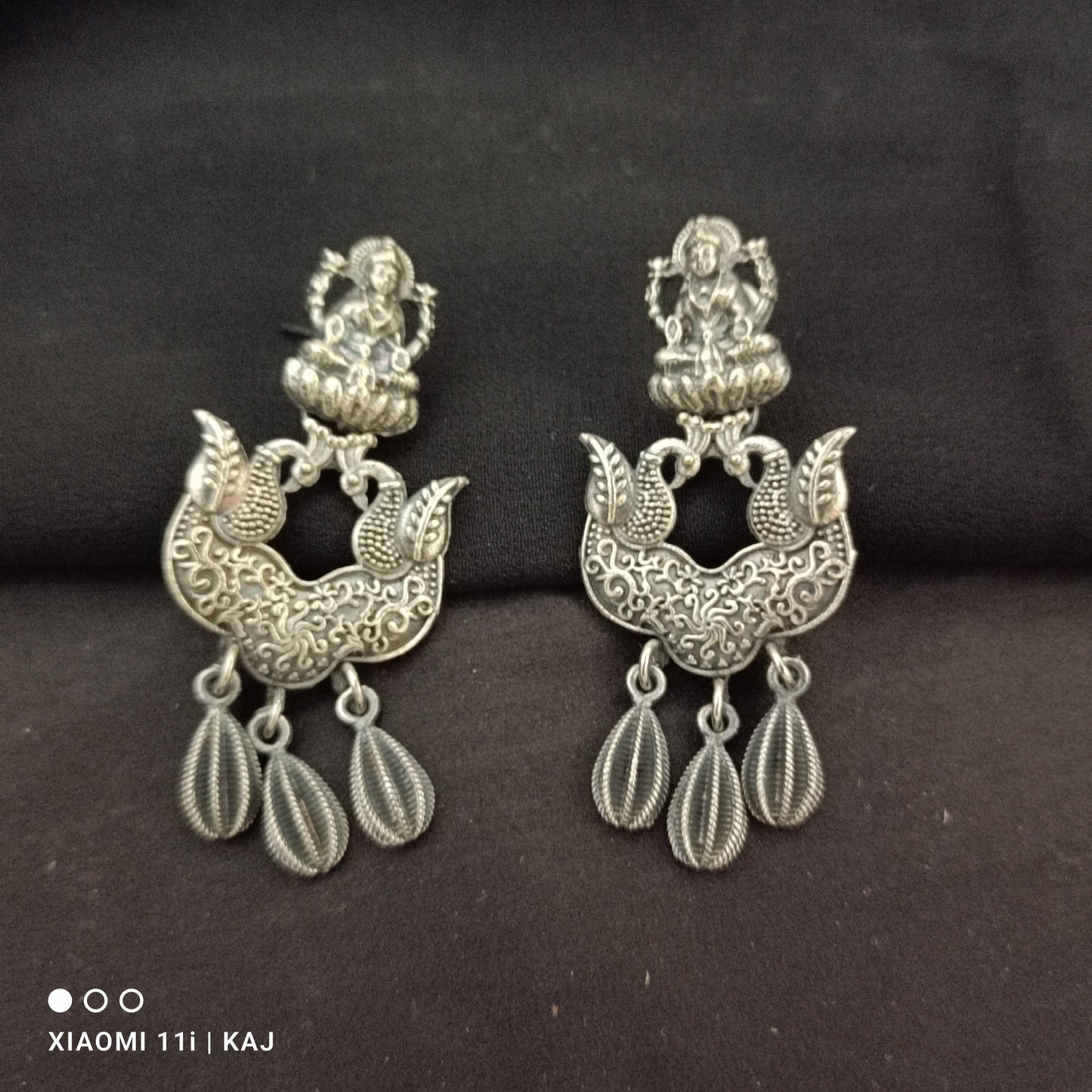Oxidised earrings