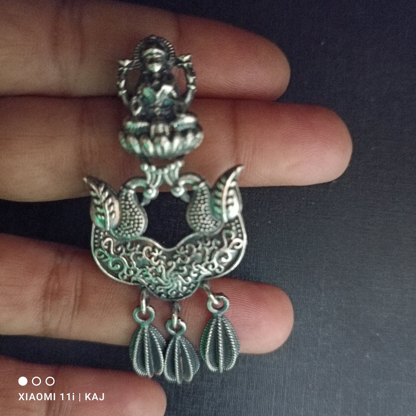 Oxidised earrings