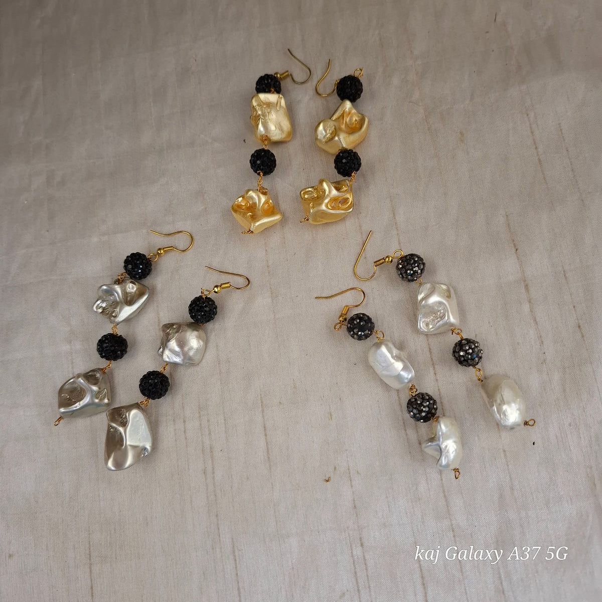 Tumble stone earrings