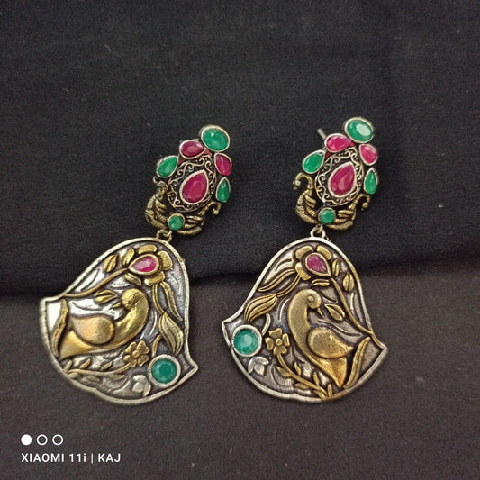 Oxidised earrings