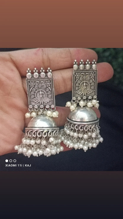 Oxidised earrings
