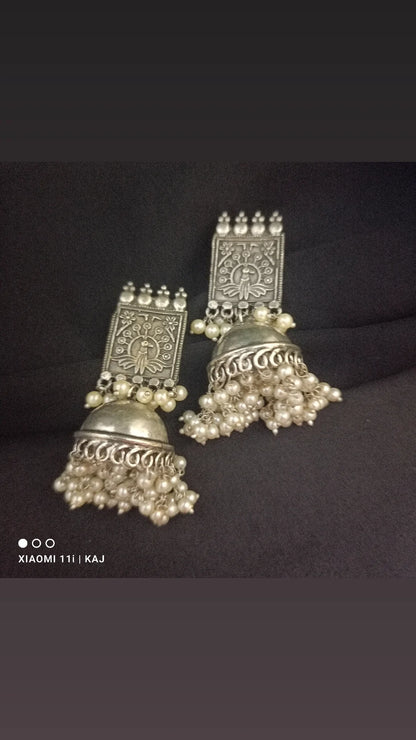 Oxidised earrings