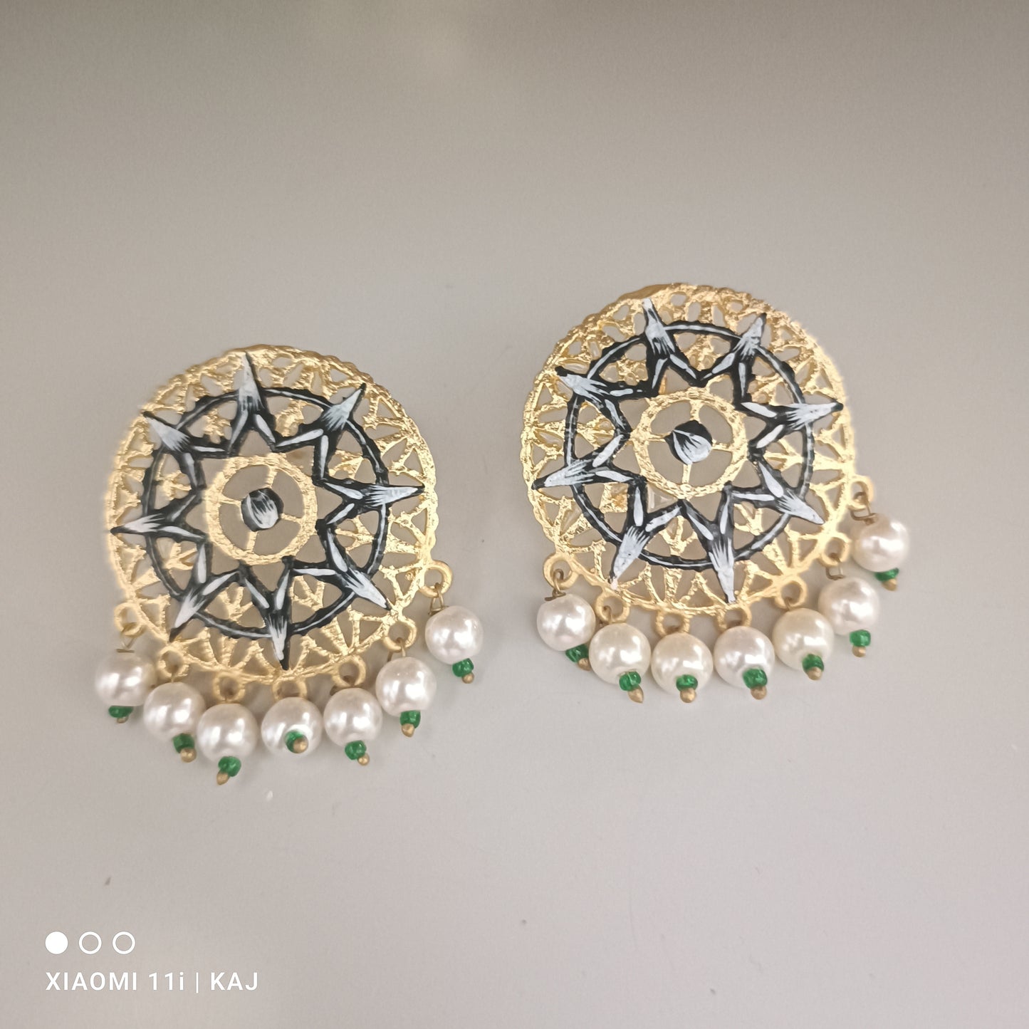 Meenakari earrings studs