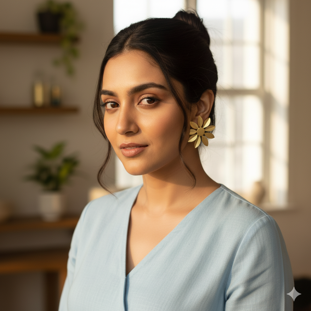 Light weight Flower studs
