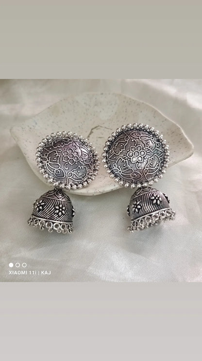 Oxidised earrings