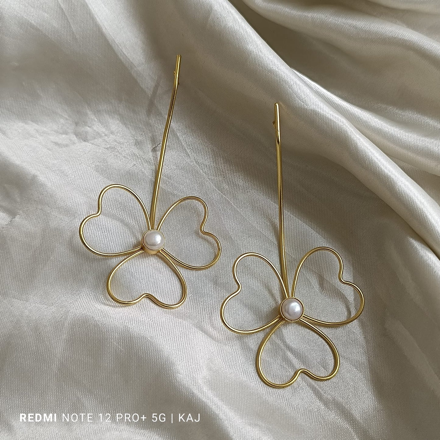 Long brass studs