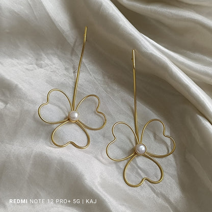Long brass studs
