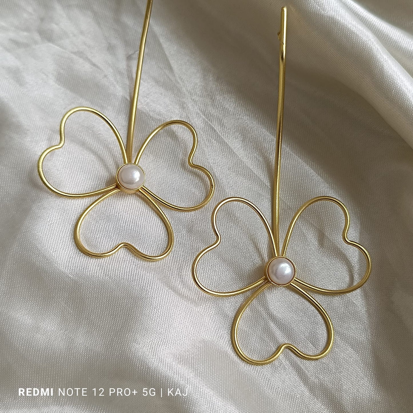 Long brass studs