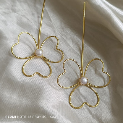 Long brass studs