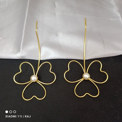 Long brass studs