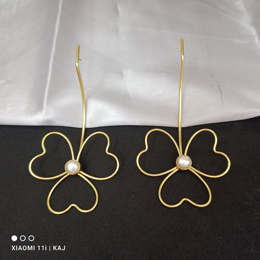 Long brass studs