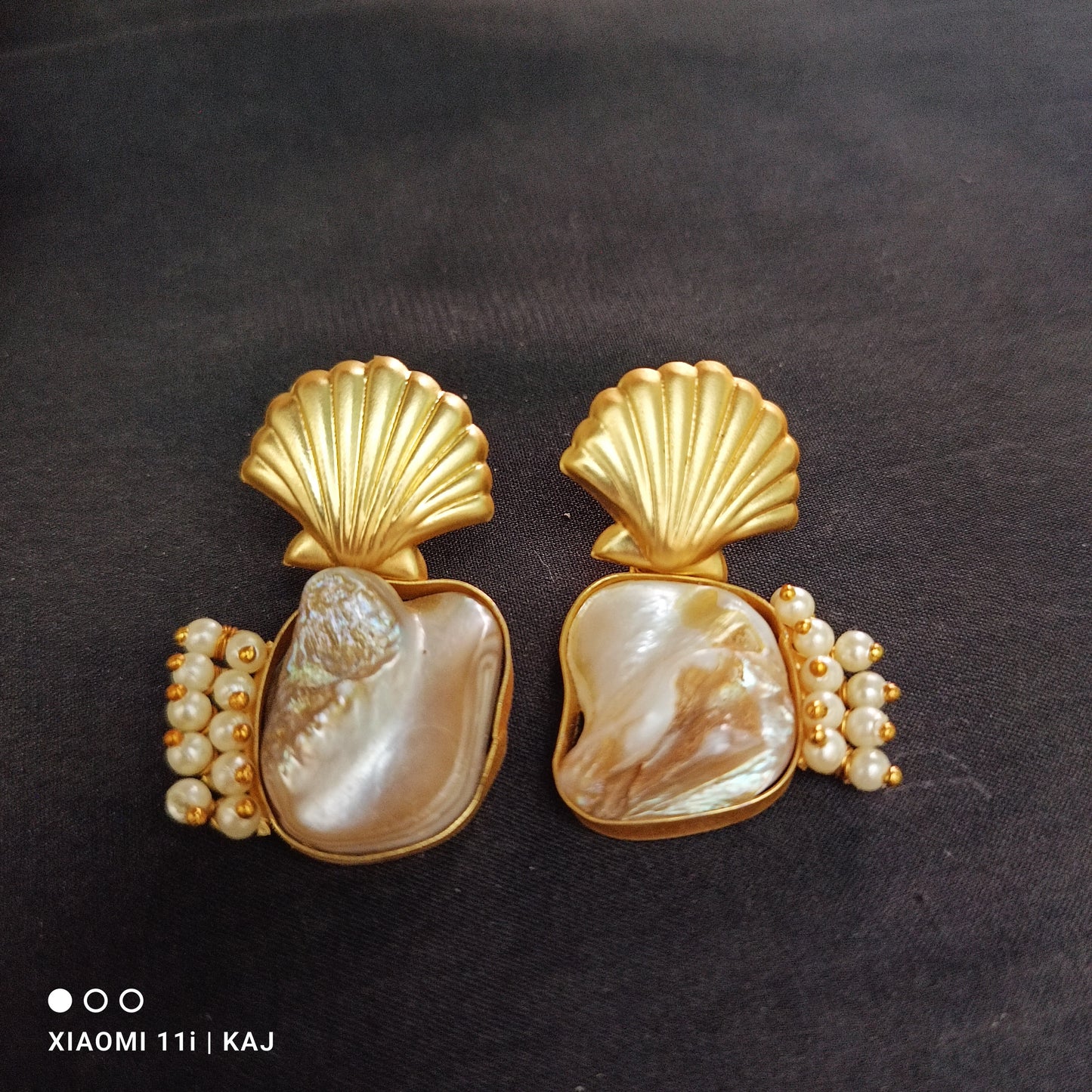 Mother of Pearl's earrings