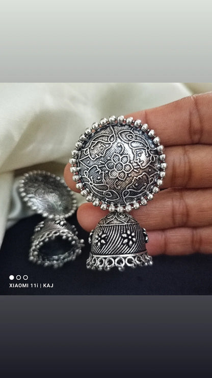 Oxidised earrings