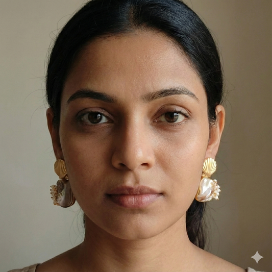 Mother of Pearl's earrings