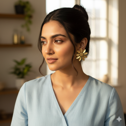 Light weight Flower studs